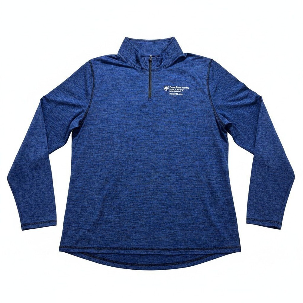 Augusta Womens 2XL Blue Quarter Zip Pullover Penn‎ State Athleisure Casual